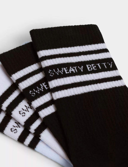 Sweaty Betty Mid Length Ankle Gripper Socks 2 pack - Whiteimage2- The Sports Edit
