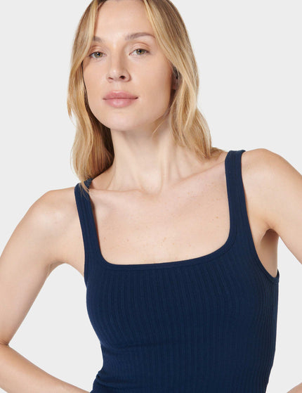 Sweaty Betty Mindful Seamless Bra Vest - Navy Blueimage3- The Sports Edit