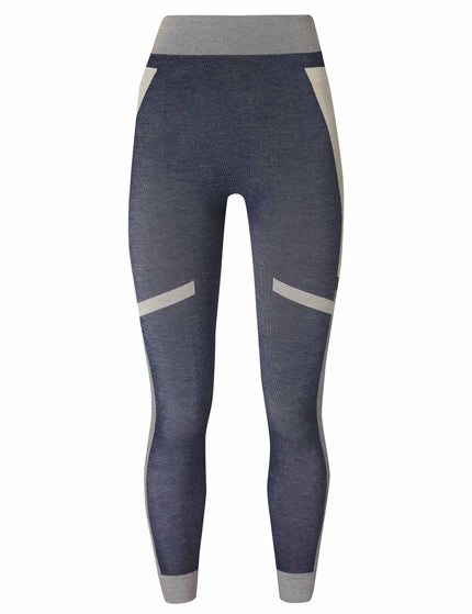 Sweaty Betty Modal Chevron Base Layer Legging - Navy Blue Studio Whiteimage6- The Sports Edit