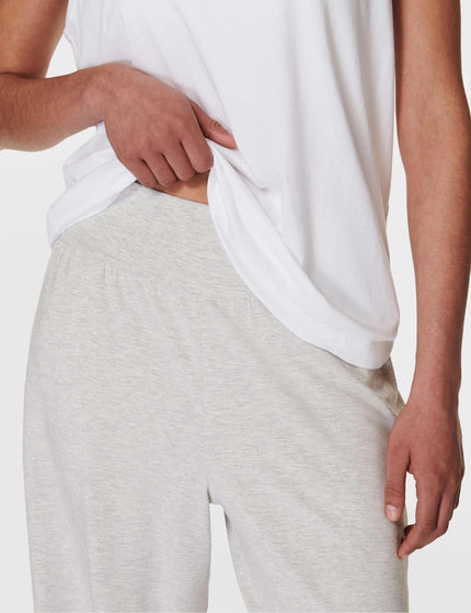 Sweaty Betty Modal Wide Leg Trousers - Light Grey Marlimage3- The Sports Edit