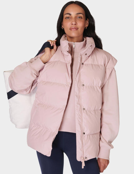 Sweaty Betty Nimbus Puffer Gilet - Pirouette Pinkimage6- The Sports Edit