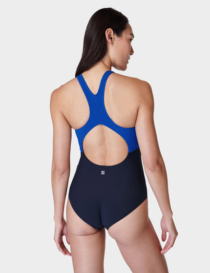 Sweaty Betty Ocean Xtra Life Performance Swimsuit - French Navy Blueimage2- The Sports Edit