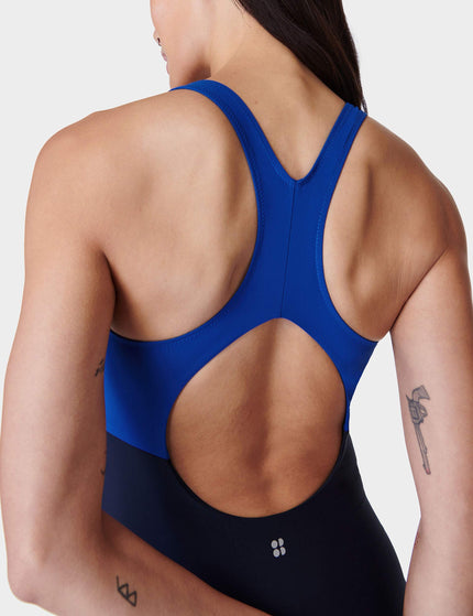 Sweaty Betty Ocean Xtra Life Performance Swimsuit - French Navy Blueimage4- The Sports Edit