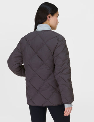 On the Move Quilted Jacket - Urban Grey