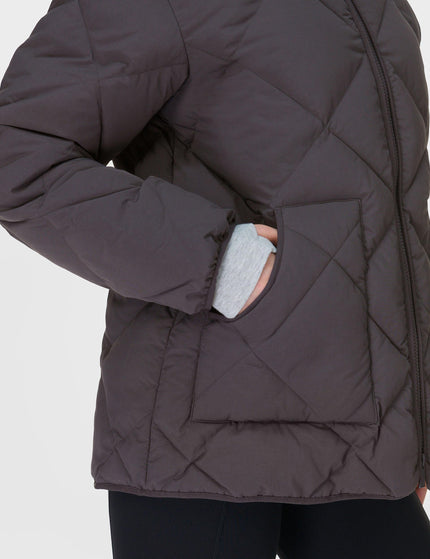 Sweaty Betty On the Move Quilted Jacket - Urban Greyimage4- The Sports Edit