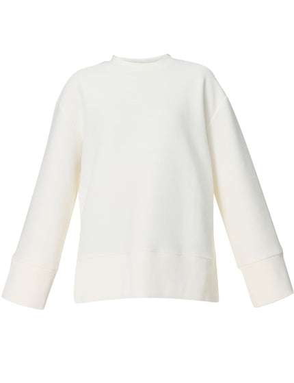 Sweaty Betty Peaceful Ribbed Sweatshirt - Lily Whiteimage6- The Sports Edit