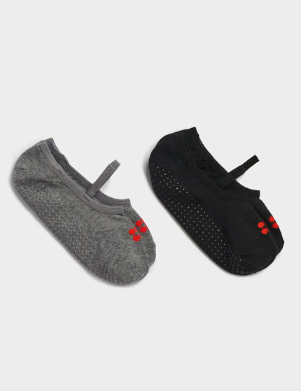 Sweaty Betty Pilates Socks 2 Pack - Black FBimages1- The Sports Edit