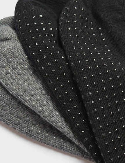 Sweaty Betty Pilates Socks 2 Pack - Black FBimages2- The Sports Edit