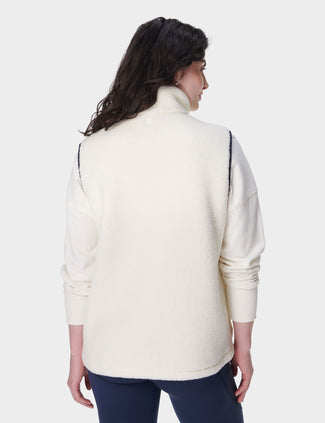 Plush Gilet - Lily White