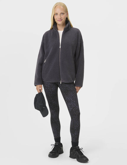 Sweaty Betty Plush Textured Zip Up Fleece - Nebula Blueimages6- The Sports Edit