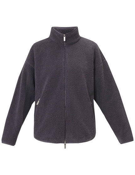 Sweaty Betty Plush Textured Zip Up Fleece - Nebula Blueimages8- The Sports Edit