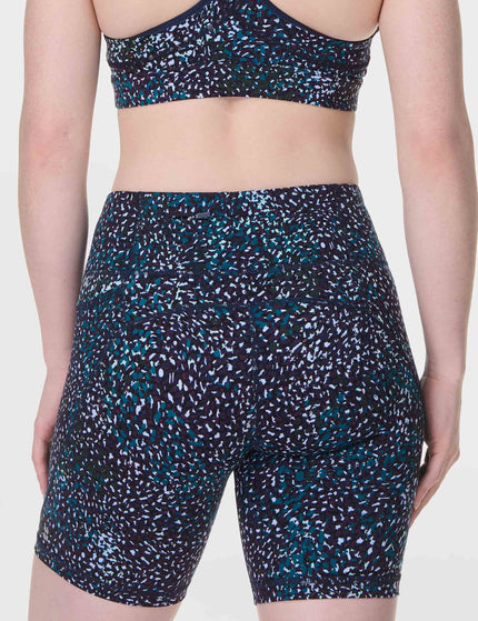 Sweaty Betty Power 6" Cycling Shorts - Blue Aurora Printimage2- The Sports Edit