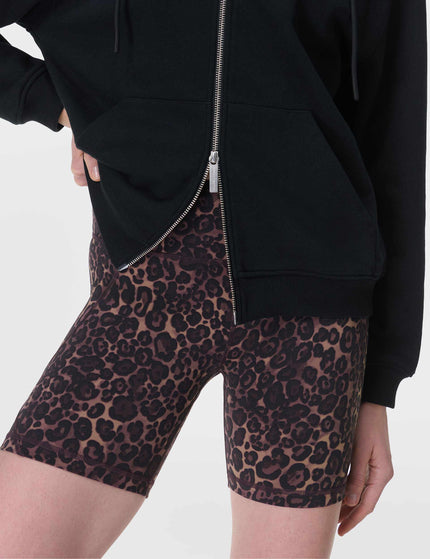 Sweaty Betty Power 6" Cycling Shorts - Brown Wild Leopard Printimage6- The Sports Edit
