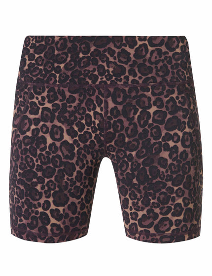 Sweaty Betty Power 6" Cycling Shorts - Brown Wild Leopard Printimage8- The Sports Edit