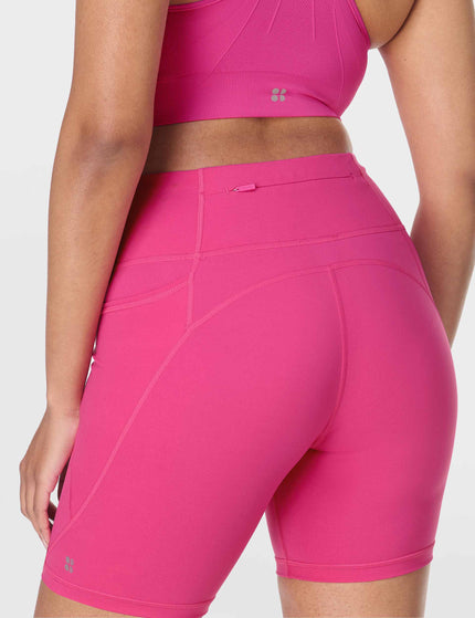Sweaty Betty Power 6" Cycling Shorts - Fuchsia Pinkimage2- The Sports Edit