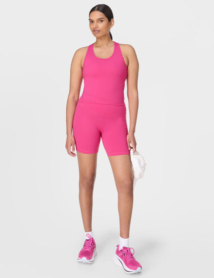 Sweaty Betty Power 6" Cycling Shorts - Fuchsia Pinkimage7- The Sports Edit