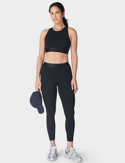 Sweaty Betty Power 7/8 Elastic Waist Gym Legging - Blackimage6- The Sports Edit