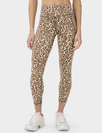 Sweaty Betty Power 7/8 Gym Leggings - Beige Ink Leopard Printimages1- The Sports Edit