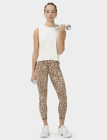 Sweaty Betty Power 7/8 Gym Leggings - Beige Ink Leopard Printimages7- The Sports Edit