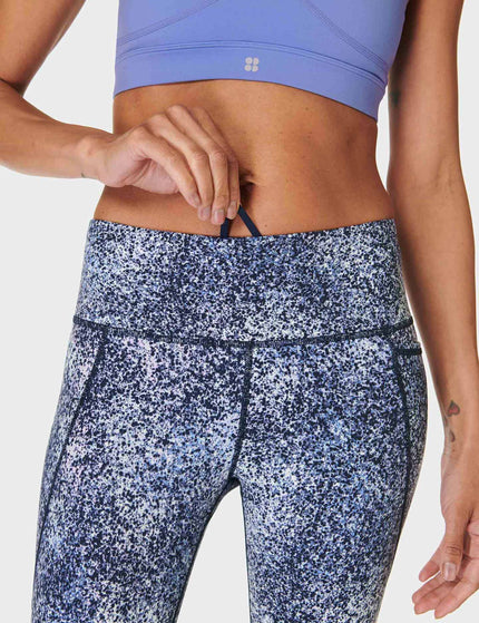 Sweaty Betty Power 7/8 Gym Leggings - Blue Speckle Printimage3- The Sports Edit