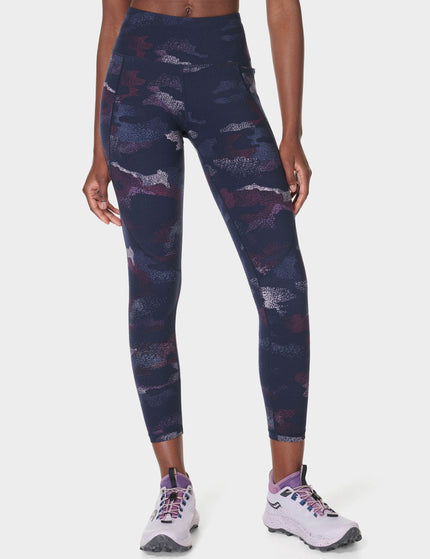 Sweaty Betty Power 7/8 Gym Leggings - Blue Spray Camo Printimage1- The Sports Edit