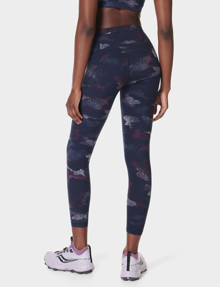 Sweaty Betty Power 7/8 Gym Leggings - Blue Spray Camo Printimage2- The Sports Edit