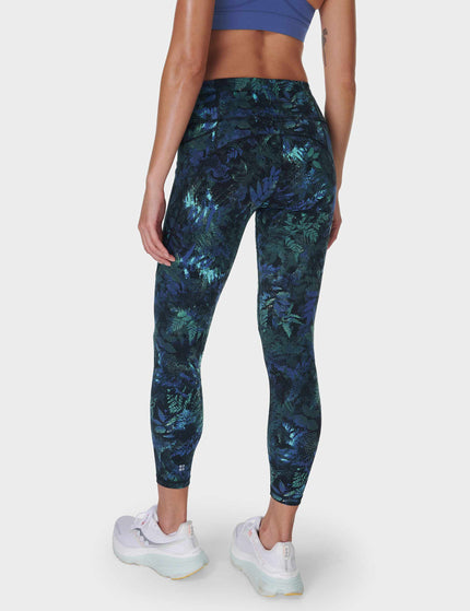 Sweaty Betty Power 7/8 Gym Leggings - Green Forest Printimage2- The Sports Edit