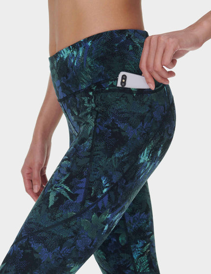 Sweaty Betty Power 7/8 Gym Leggings - Green Forest Printimage3- The Sports Edit