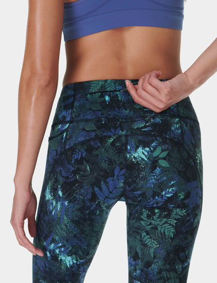 Sweaty Betty Power 7/8 Gym Leggings - Green Forest Printimage4- The Sports Edit