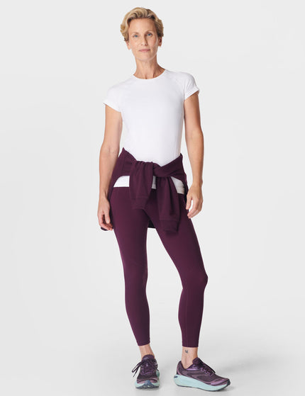 Sweaty Betty Power 7/8 Gym Leggings - Midnight Cherry Purpleimage7- The Sports Edit