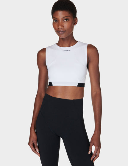 Sweaty Betty Power Advantage Bra Top - Whiteimage1- The Sports Edit