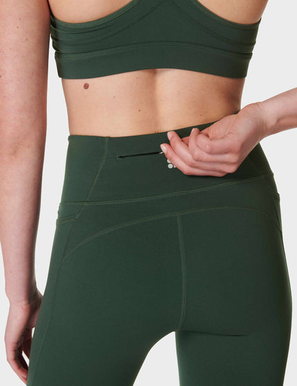 Sweaty Betty Power Bootcut Wrap Waist Gym Trousers - Trek Greenimage5- The Sports Edit