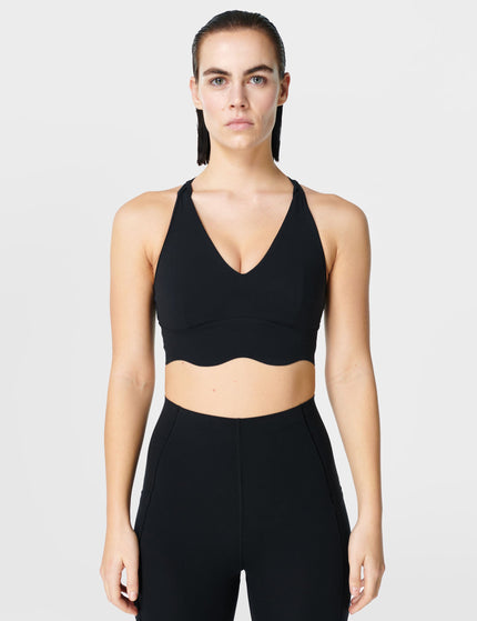 Sweaty Betty Power Contour Plunge Bra - Blackimage1- The Sports Edit