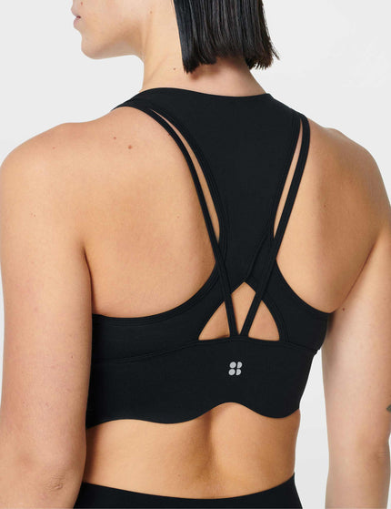 Sweaty Betty Power Contour Plunge Bra - Blackimage3- The Sports Edit