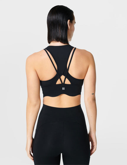 Sweaty Betty Power Contour Plunge Bra - Blackimage2- The Sports Edit