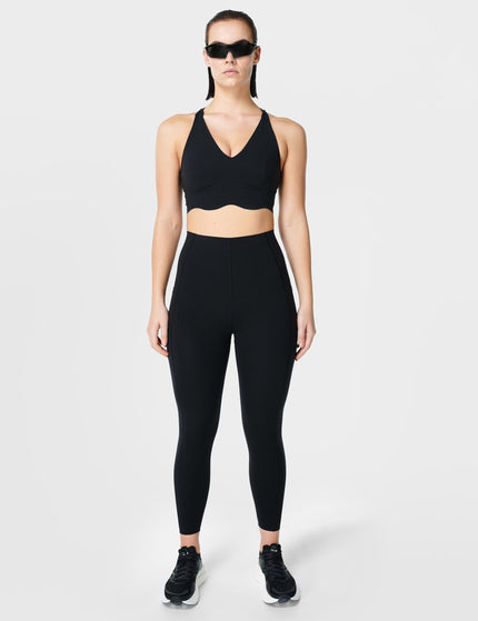 Sweaty Betty Power Contour Plunge Bra - Blackimage4- The Sports Edit