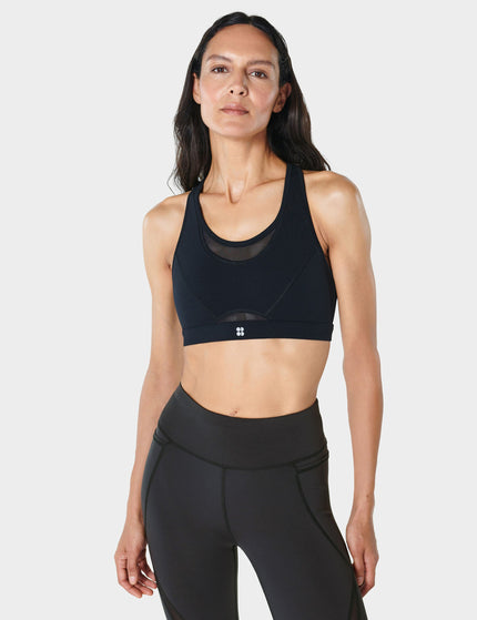 Sweaty Betty Power Icon Running Bra - Blackimage1- The Sports Edit