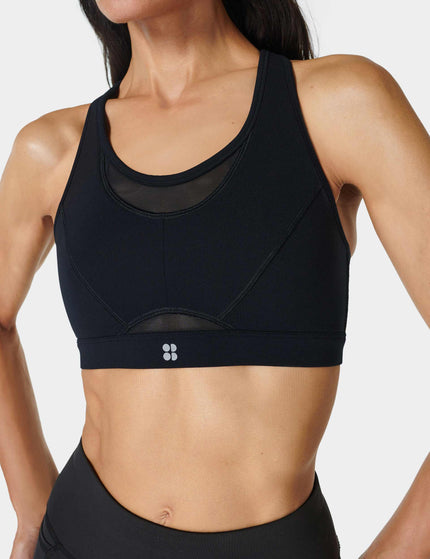 Sweaty Betty Power Icon Running Bra - Blackimage3- The Sports Edit