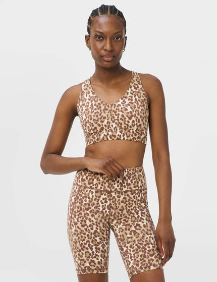 Sweaty Betty Power Pulse Bra - Beige Ink Leopard Printimages1- The Sports Edit