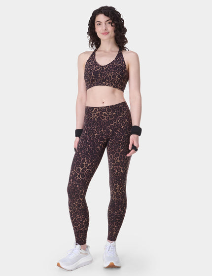 Sweaty Betty Power Pulse Bra - Brown Wild Leopard Printimage6- The Sports Edit
