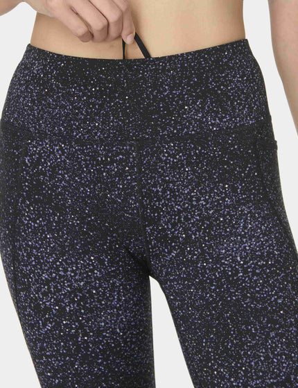 Sweaty Betty Power Reflective Gym Leggings - Black Star Reflective Printimages3- The Sports Edit