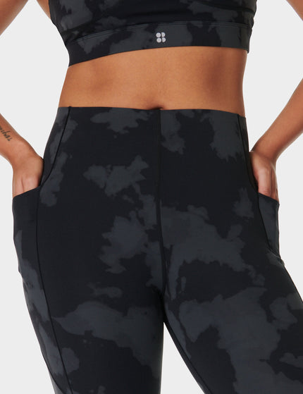 Sweaty Betty Power UltraSculpt High Waisted Gym Leggings - Black Fade Printimage3- The Sports Edit