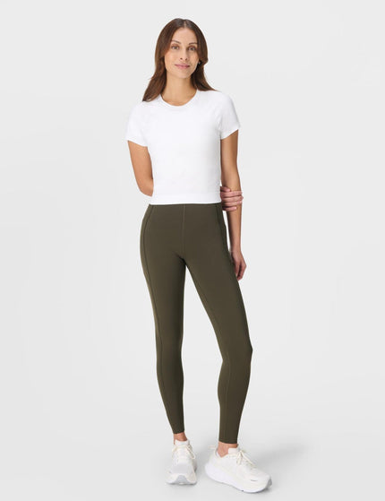 Sweaty Betty Power UltraSculpt High Waisted Gym Leggings - Nori Greenimage5- The Sports Edit