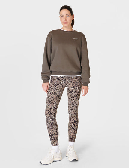 Sweaty Betty Powerhouse Sweatshirt - Dark Timber Brownimage5- The Sports Edit