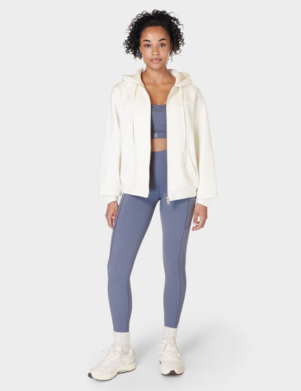 Sweaty Betty Powerhouse Zip Up Hoody - Lily Whiteimage7- The Sports Edit