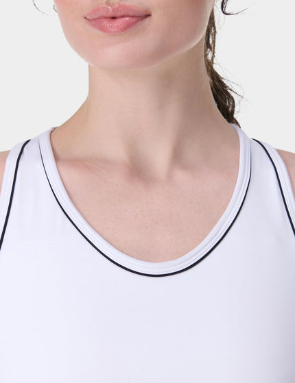 Sweaty Betty Pro Racket Power Tank - Whiteimage3- The Sports Edit