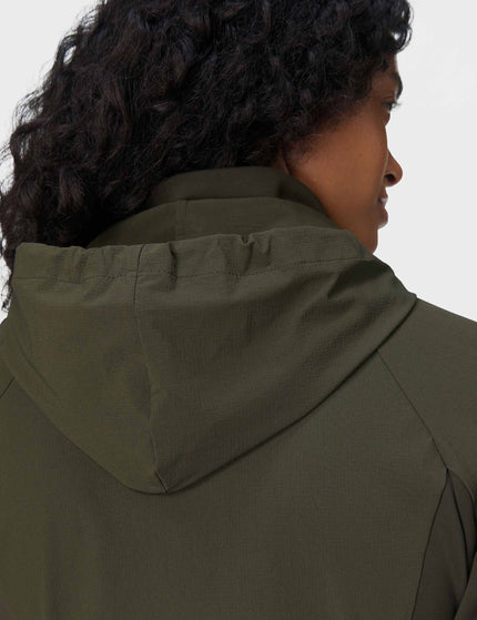 Sweaty Betty Pro Run Water Resistant Run Jacket - Nori Greenimage4- The Sports Edit