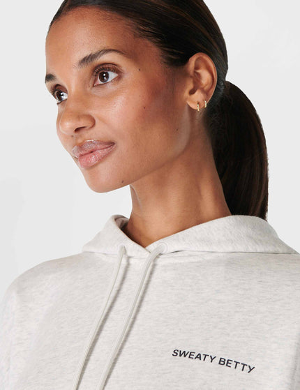 Sweaty Betty Revive Longline Hoody - Ice Grey Marlimage3- The Sports Edit