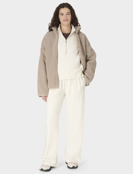 Sweaty Betty Revive Rib Mix Half Zip Sweatshirt - Lily Whiteimages6- The Sports Edit