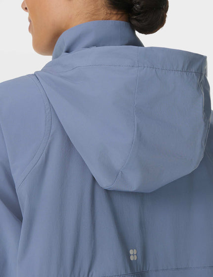 Sweaty Betty Runners High Packaway Jacket - Luxe Blueimages4- The Sports Edit